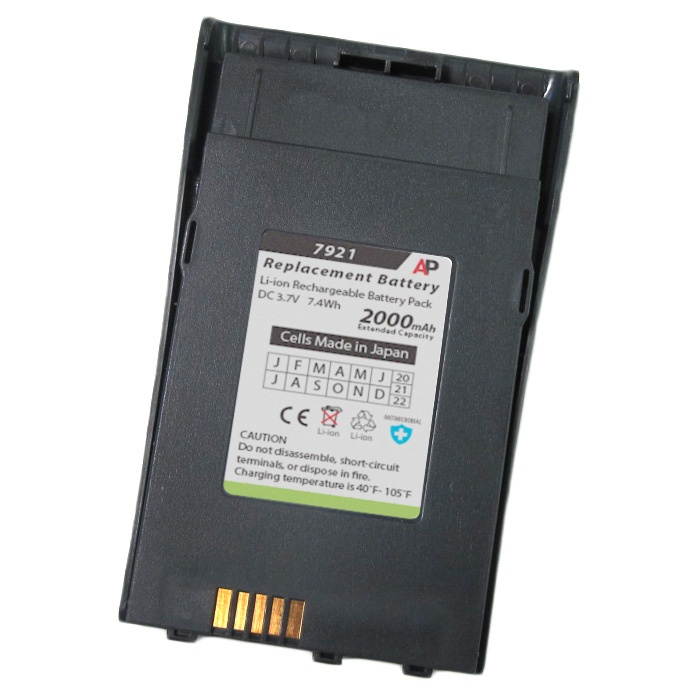 Replacement Battery for Cisco 7921G Phone. Extended Capacity 2000mAh