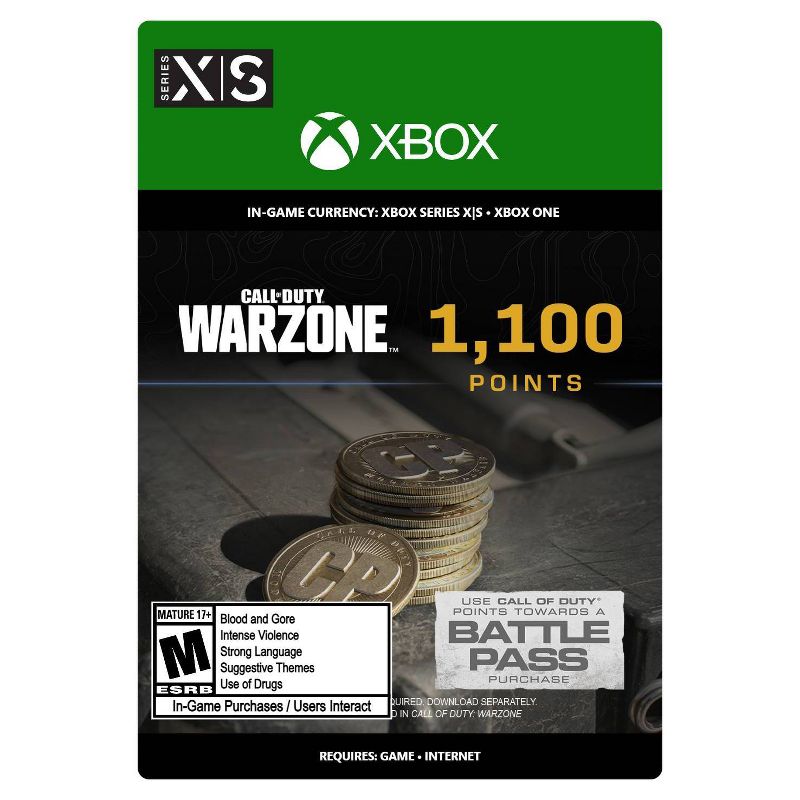 Call of Duty: Warzone 1,100 Points - Xbox Series X|S/Xbox One (Digital)