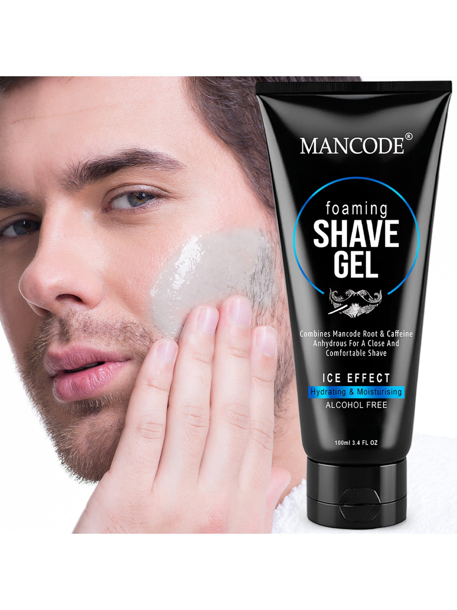 Mancode Foaming Shave Gel for Men - 100 ml