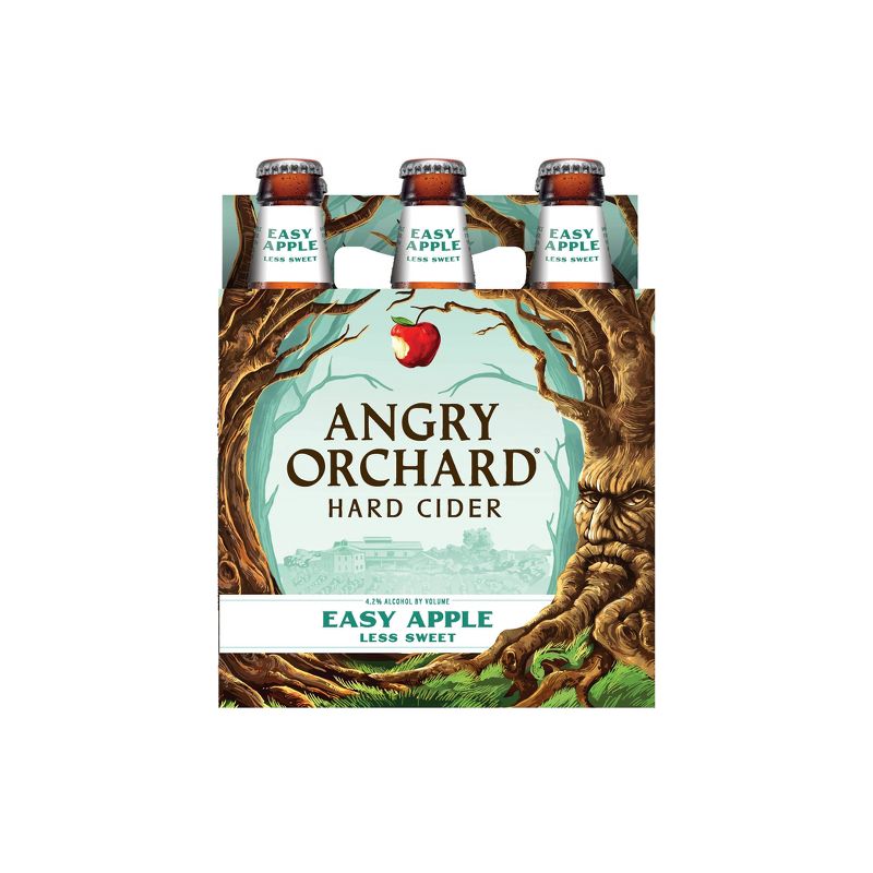Angry Orchard Easy Apple Hard Cider- 6pk/12 fl oz Bottles
