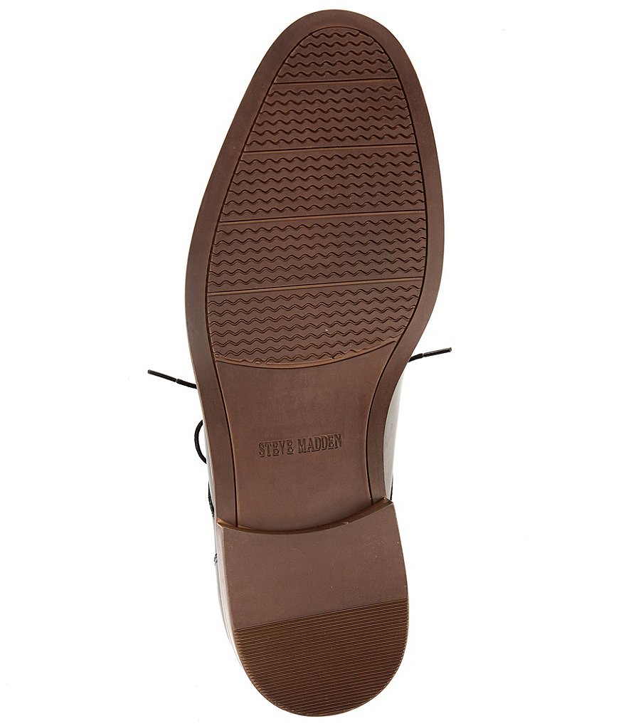 Steve Madden Men's Broward Leather Lace-Up Oxfords