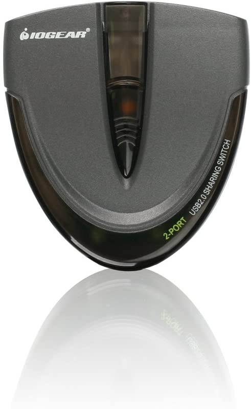 IOGEAR 2-Port USB 2.0 Automatic Printer Switch GUB231 Black