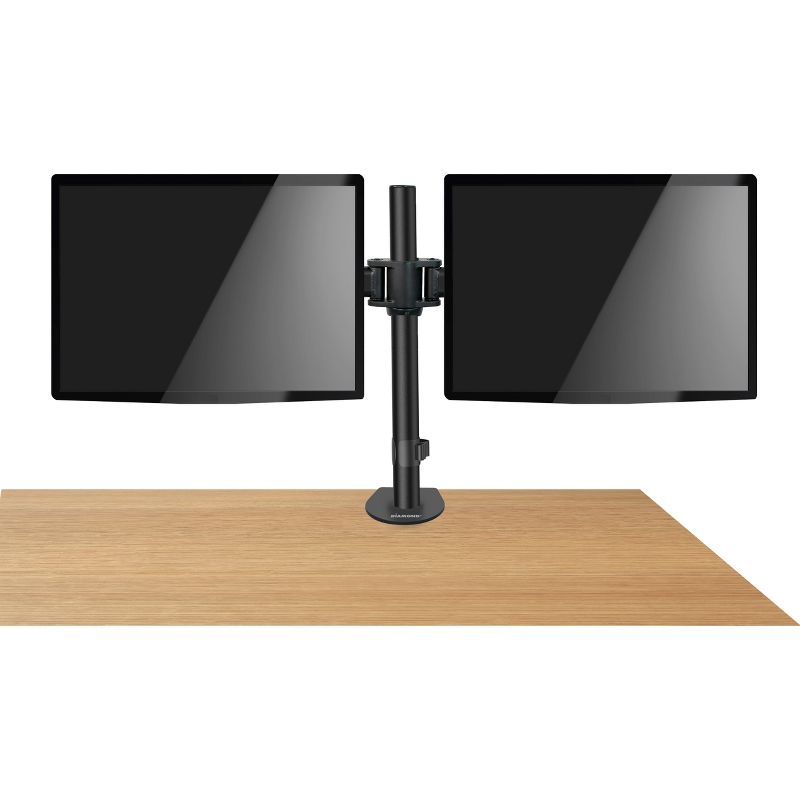 DIAMOND DMCA220 Desk Mount for Monitor - Black - 2 Display(s) Supported27" Screen Support - 35.20 lb Load Capacity