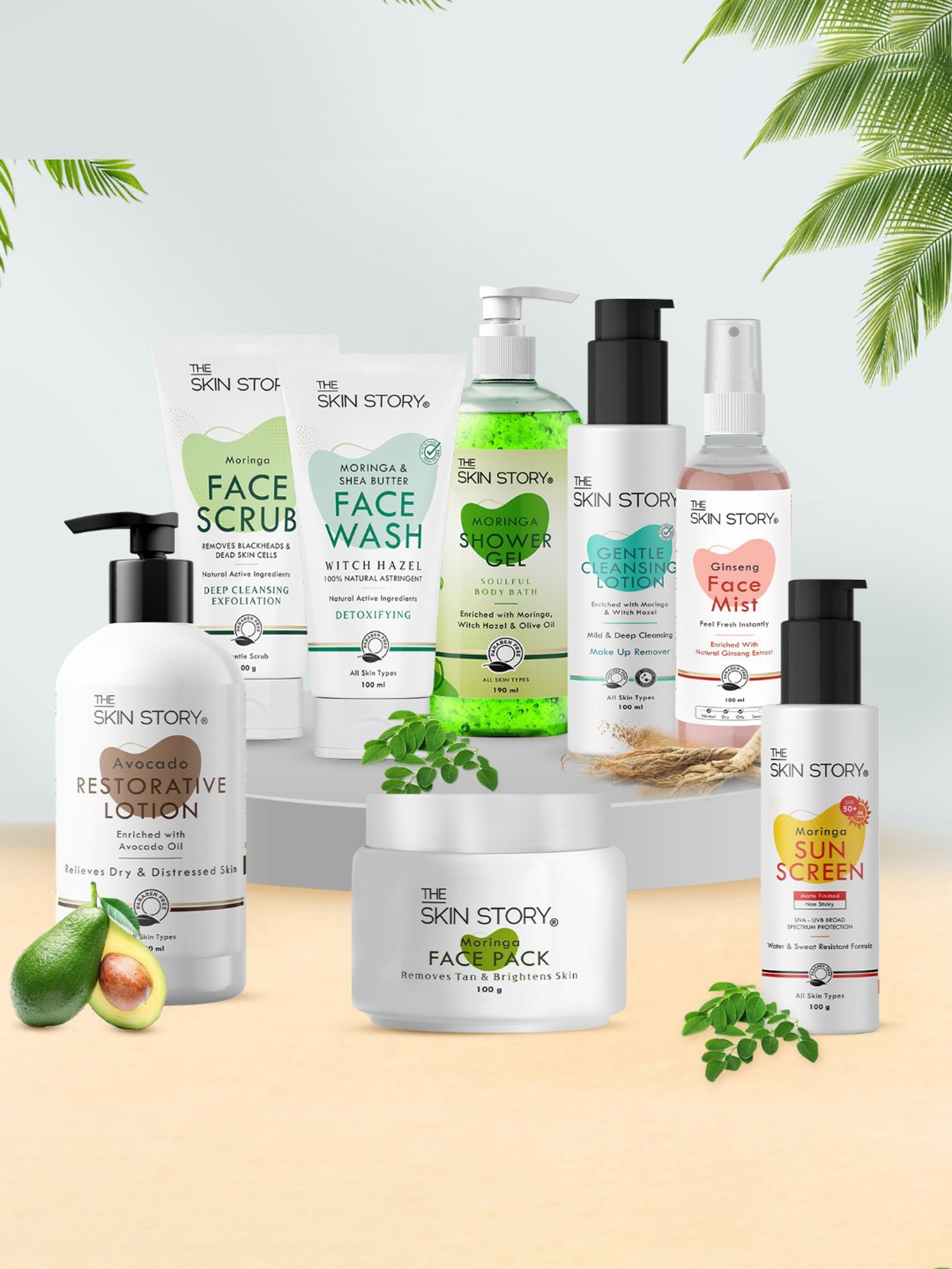 The Skin Story Avocado Restorative Cream for Relieves Dry & Distressed Skin - 50 gm