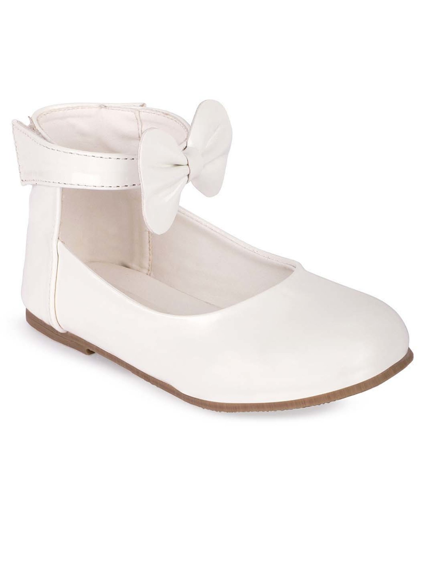 Minesole Kids White Mary Jane Shoes