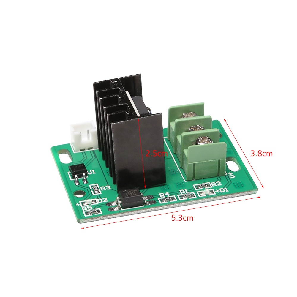Creality 3D 12/24V Heatbed Heat Bed Power Module Expansion Board Heating Bed Accessories High Power Expansion Module for CR-10/CR-10S Series Mosfet Board 3D Printers Hot Bed 1Pcs