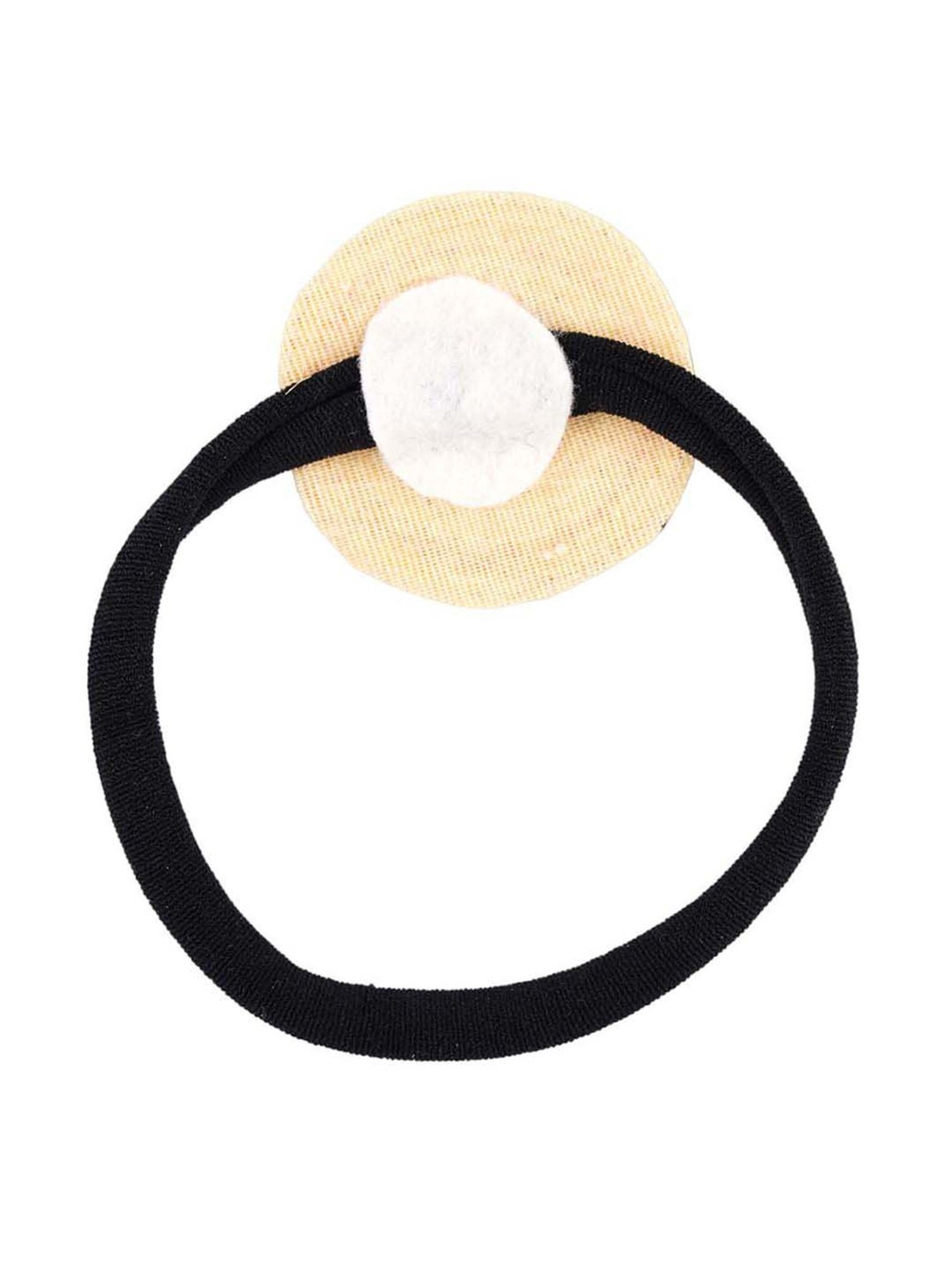 Choko Yellow Embellished Hair Band