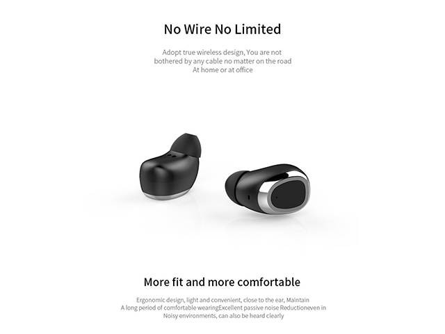 AutofeelSunriseoffice Bluetooth Touch Control Hifi Earphone Headset Wireless Headphone With Mic 3D Bass Stereo Wireless Earbuds Stereo Microphone For Phone iPhone Xiaomi Samsung