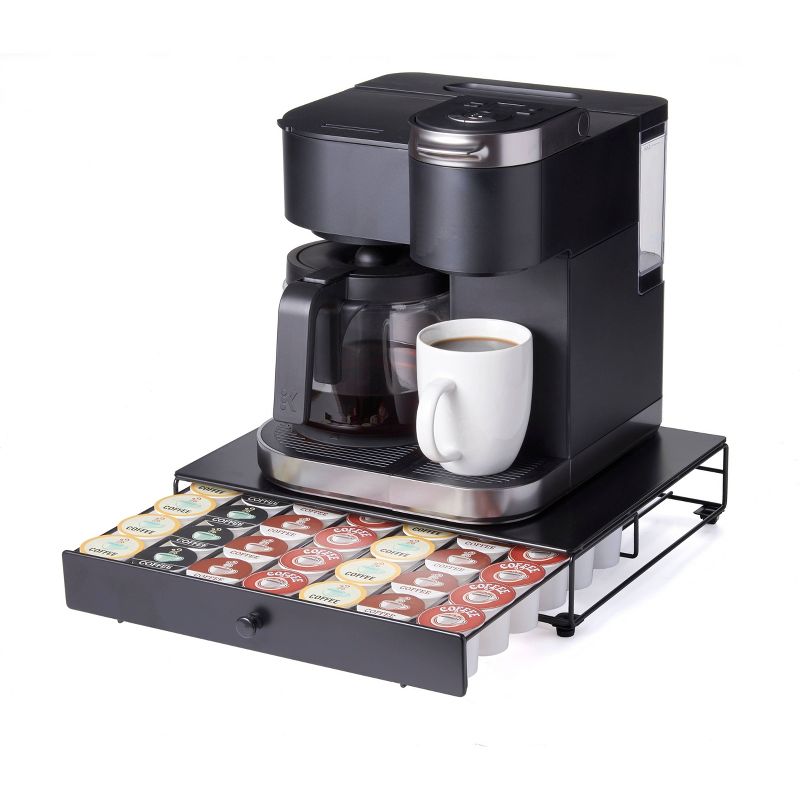 Nifty 42 K-Cup Rolling Drawer - Black