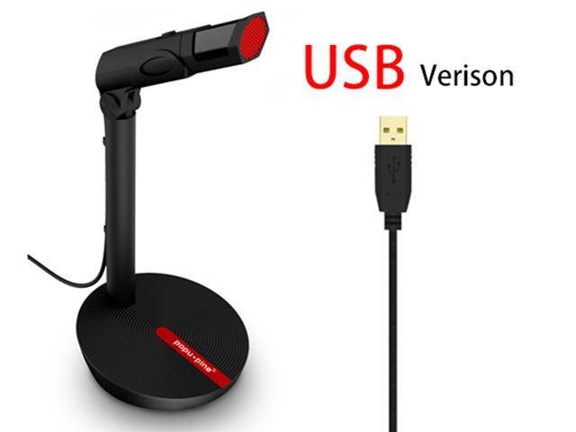 usb microphone Studio PC USB Audio microphone for computer with Volume Adjust ON/OFF Button Wired Professional Mic
