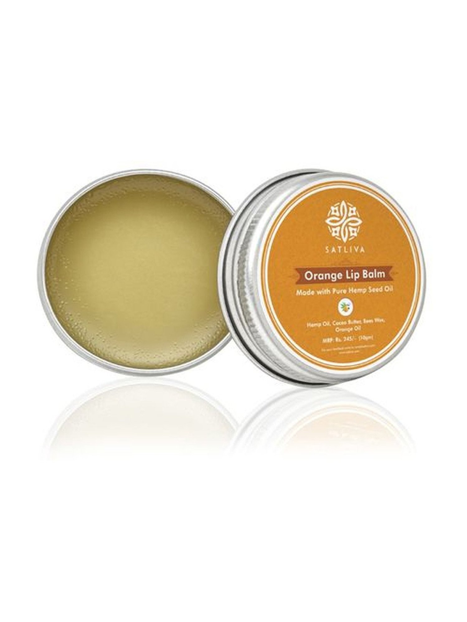 Satliva Orange Lip Balm - 10 gm