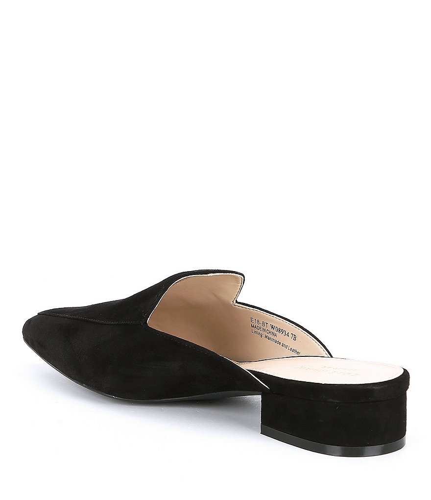 Schutz Sionne Clear Vinyl Pointed Toe Mules