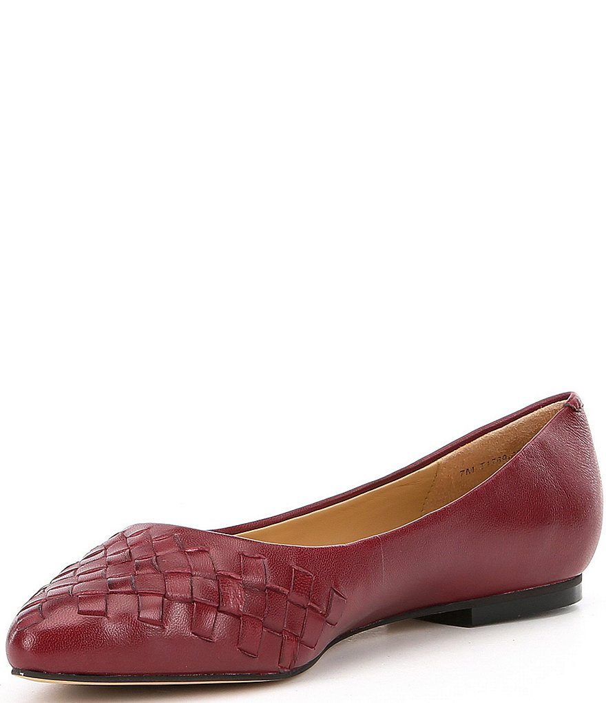 Trotters Estee Woven Leather Flats