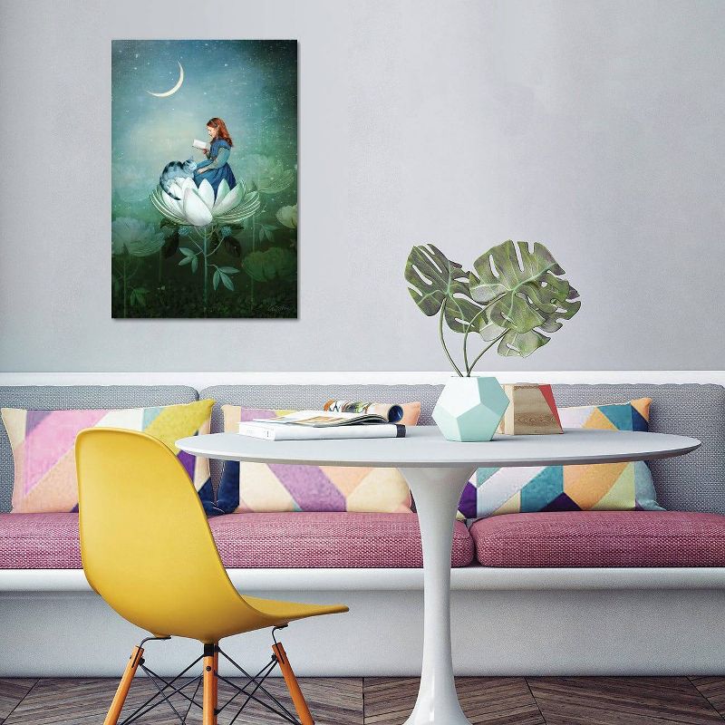 Blue Stories by Catrin Welz Stein Unframed Wall Canvas - iCanvas