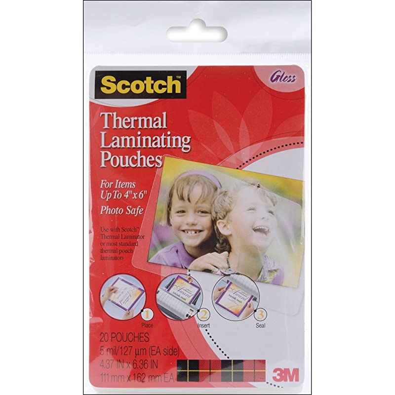 Commercial Office Supply Div Laminating Pouch Photo 4quotX6quot 20Pk Cl Commercial Office Supply Div Laminating Pouch Photo 4quotX6quot 20Pk Cllaminating Pouches Are Designed For Use With The