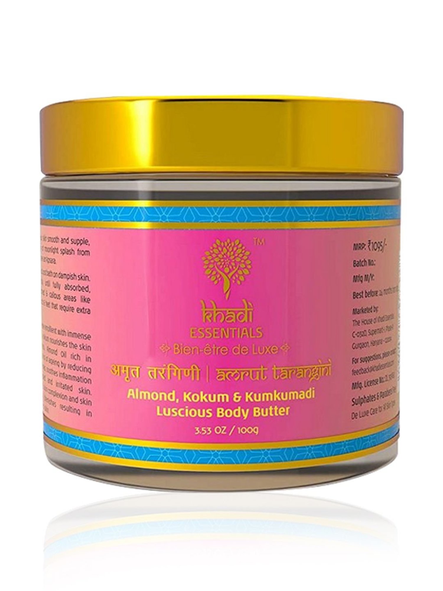 Khadi Essentials Combo of Kumkumadi Body Butter & Strawberry & Beetroot Lip Scrub