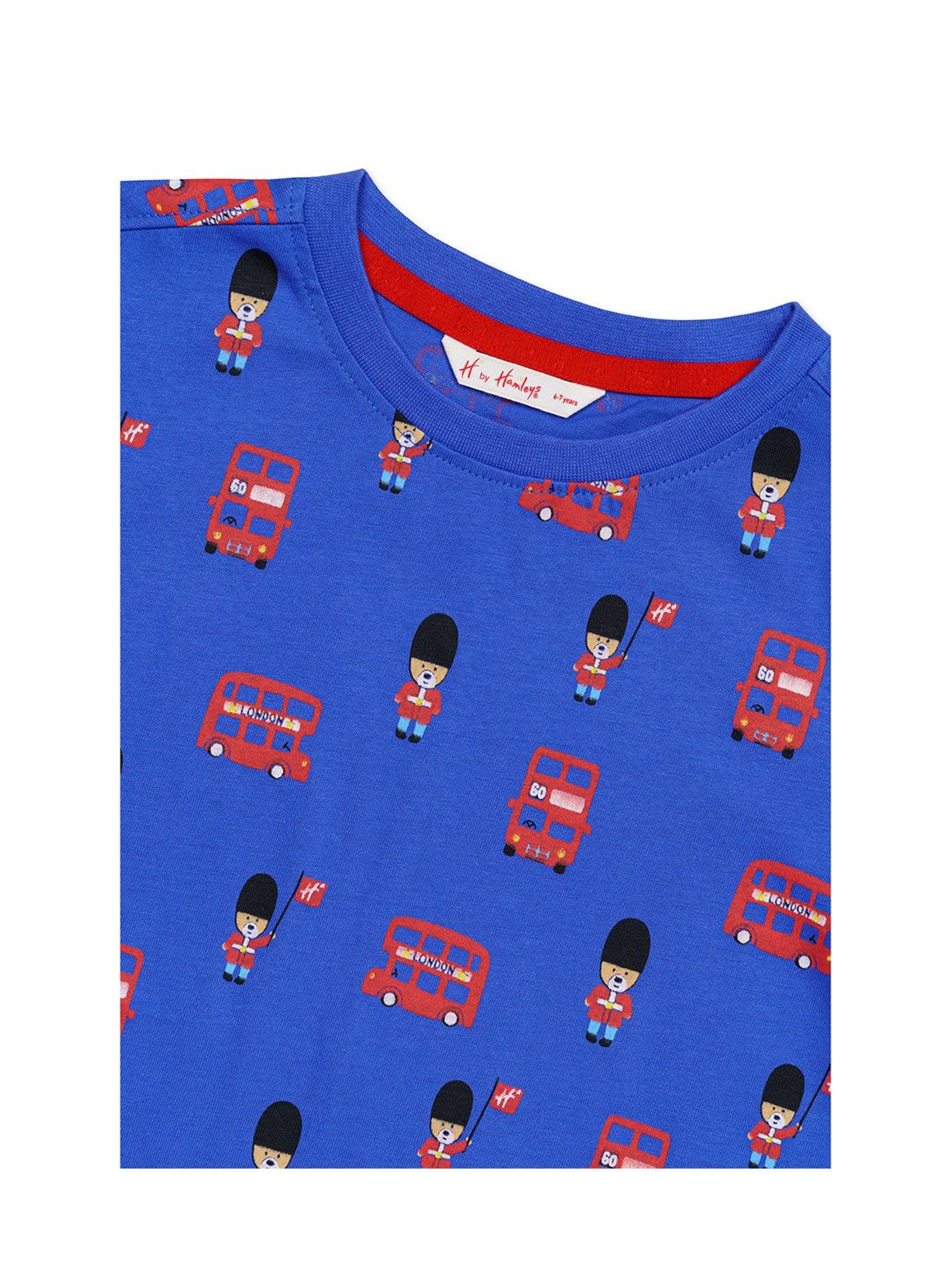 H by Hamleys Kids Royal Blue Printed T-Shirt