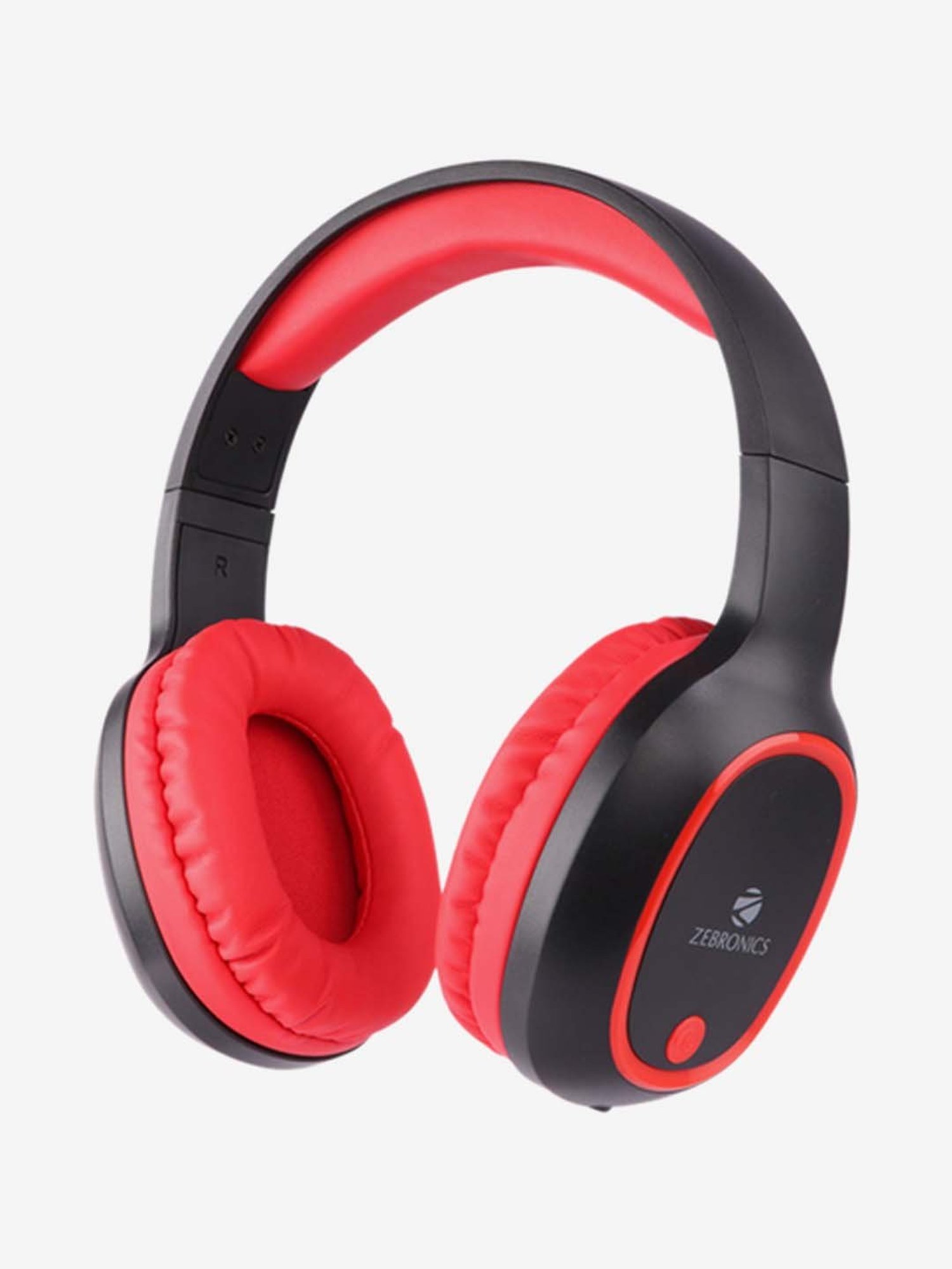 Zebronics Thunder Bluetooth Over The Ear Headphone (RedBlack)
