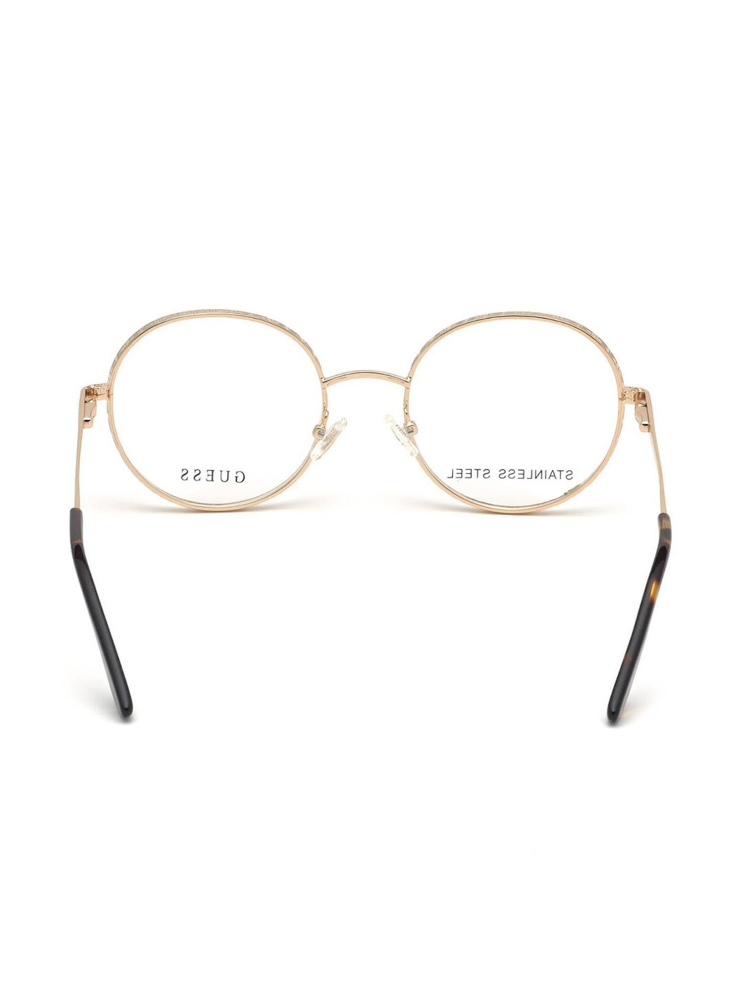 Guess Gold Round Eye Frames for Women