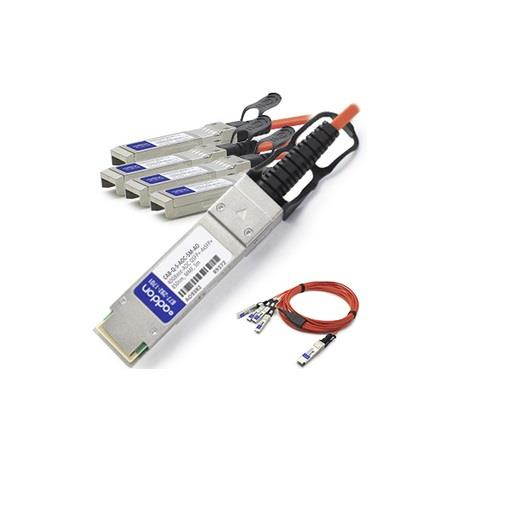 Addon Arista Networks Compatible Taa Compliant 40Gbase-Aoc Qsfp+ To 4Xsfp+ Direct Attach Cable (850Nm Mmf 5M)
