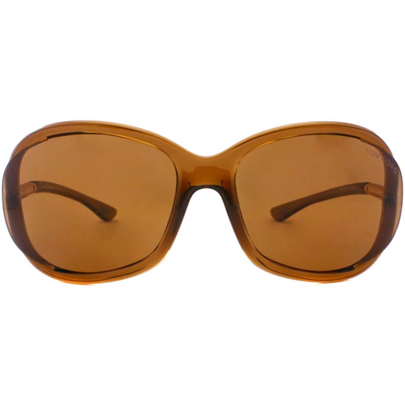Tom Ford Jennifer FT0008 48H Womens Oval Polarized Sunglasses Brown 61mm
