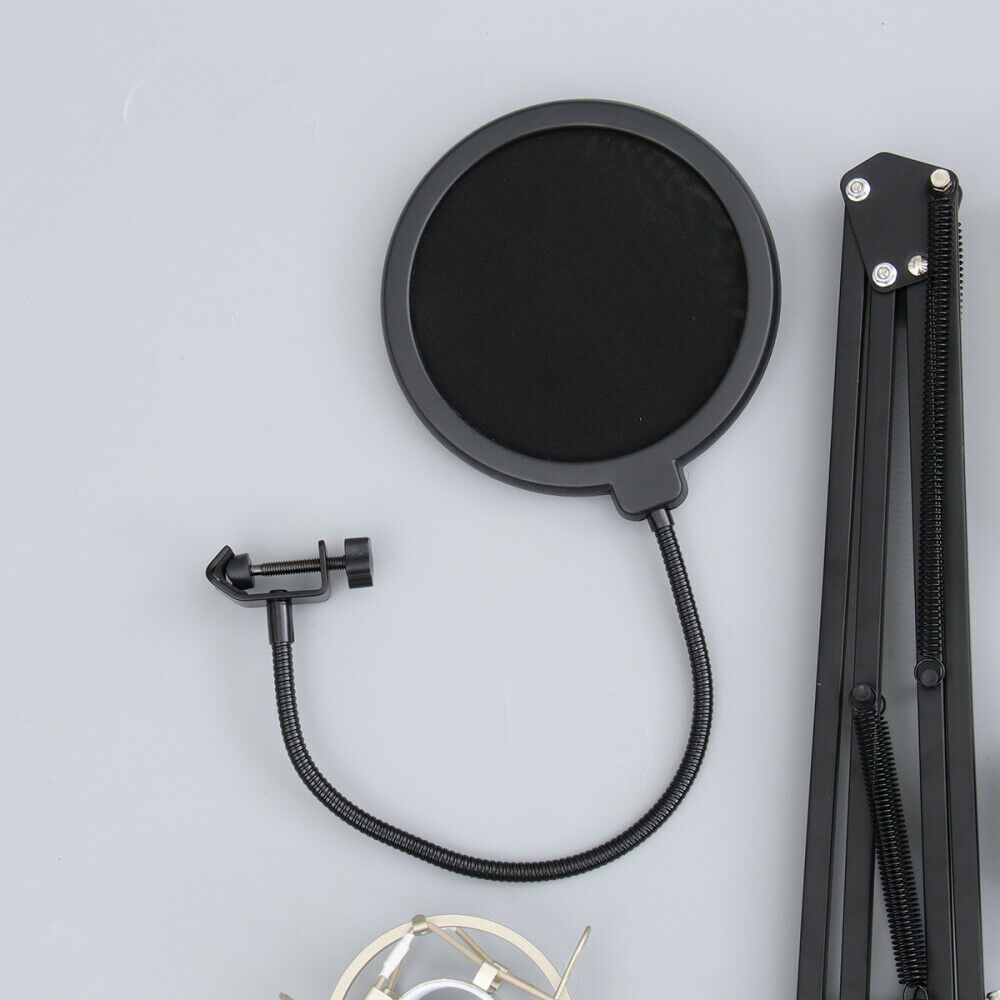 gold--BM800 Professional Suspension Microphone Kit Studio Live Stream Broadcasting Recording Condenser Microphone Set