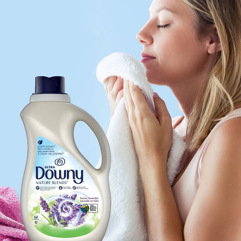 Downy Nature Blends Honey Lavender Liquid Fabric Conditioner - 129 fl oz
