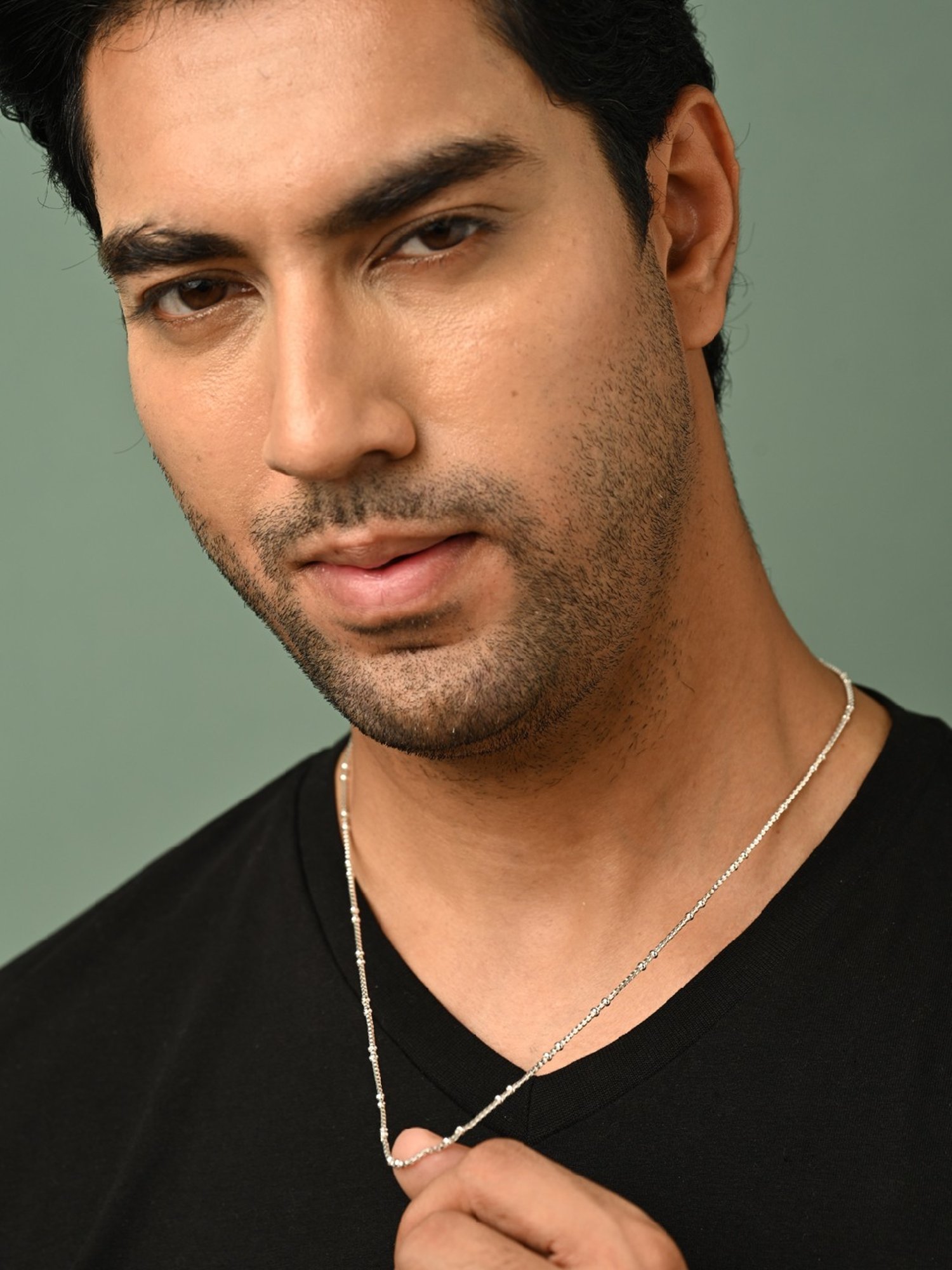 Clara Pure 925 Silver Ball Chain Necklace Gift for Men and Boys