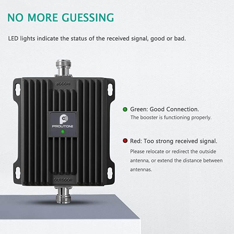 Signal Booster for House/RV - Verizon, AT&T, T-Mobile Booster for Phone | Band 12 13 17 Signal Repeater - Boost 4G LTE HD Voice & Data ular Booster - Covers Up to 4500 sq ft Area