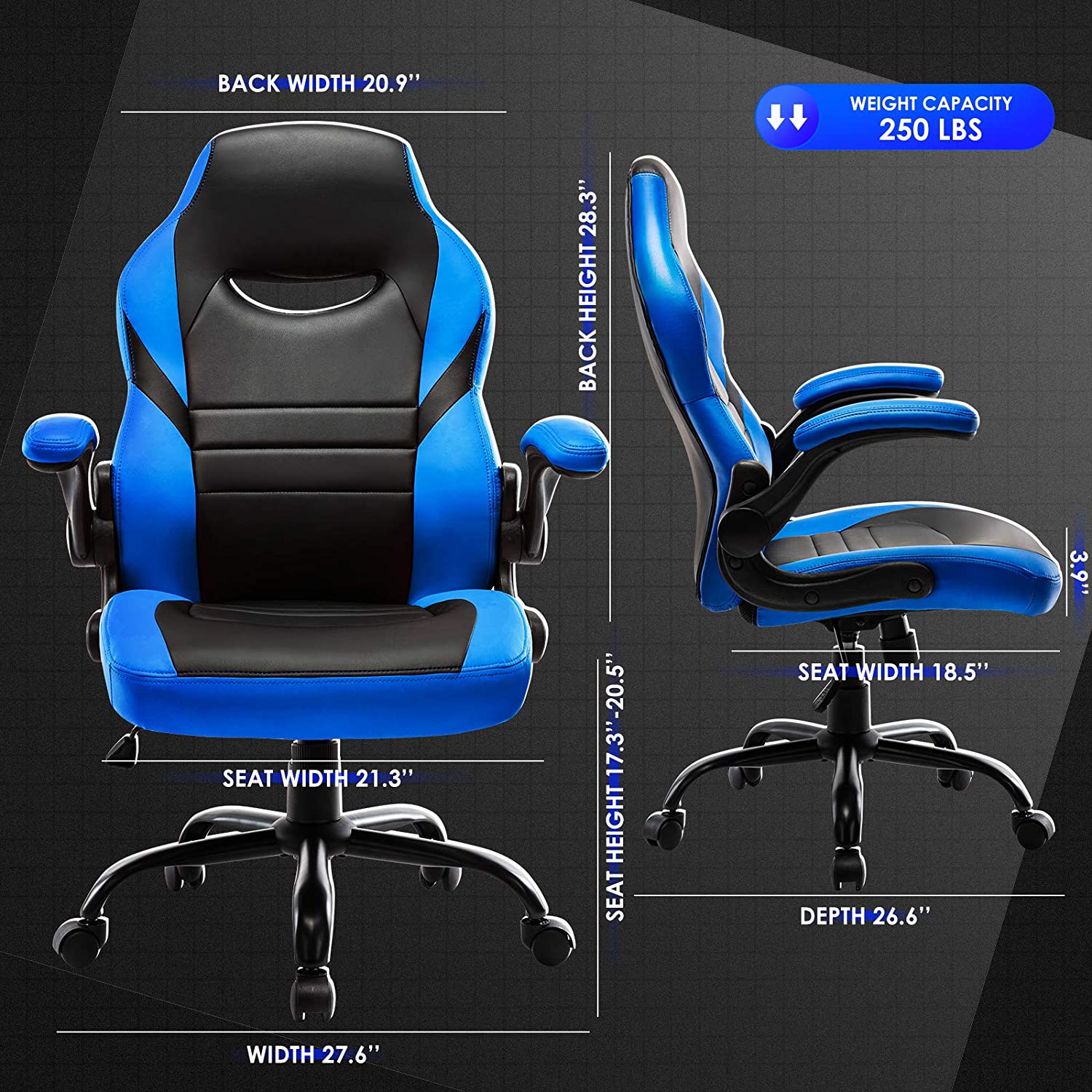 STARSPACE Cost-effective Gaming Chair Durable And Comfortable Ergonomic Adjustable Racing Game Desk Chair