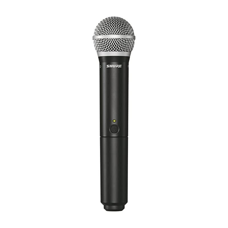 BLX2/PG58 Handheld Wireless Transmitter with PG58 Vocal Microphone Capsule, for use with BLX Wireless Systems (Receiver Sold Separately)
