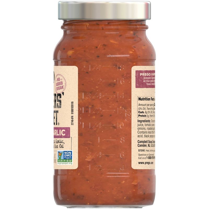 Prego Farmers' Market Roasted Garlic Marinara Pasta Sauce - 23.5oz
