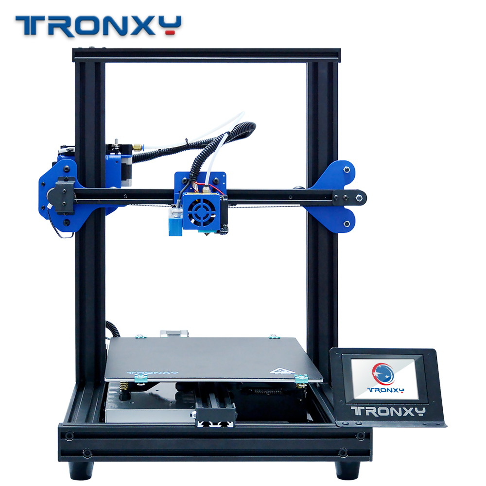 2020 New XY-2 PRO 3D Printer Upgraded High precision 3D Printer Full Color Touch Screen Auto Leveling Continuation Print of TRONXY XY-2 PRO