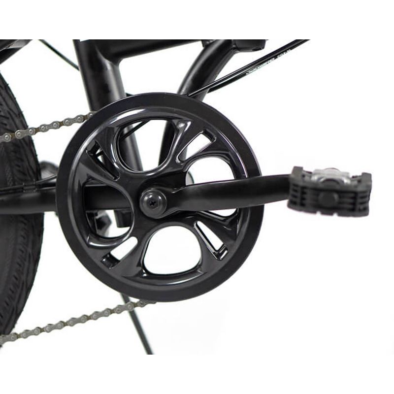 ZiZZO Campo 7-Speed Aluminum 20" Folding Bike - Black