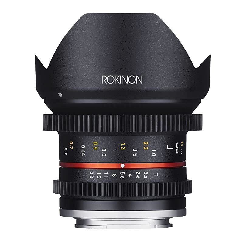 Cine CV12M-E 12mm T2.2 Cine Fixed Lens for Sony E-Mount and Other Cameras