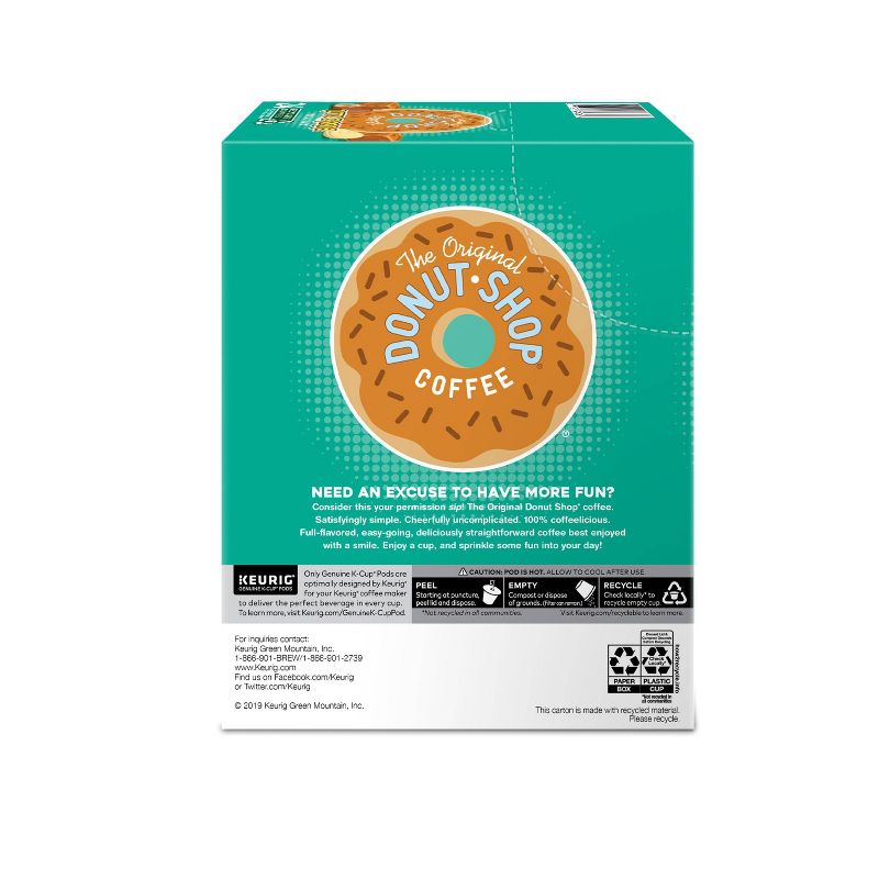 The Original Donut Shop Duos Nutty + Caramel Keurig Single-Serve K-Cup Pods, Medium Roast Coffee - 24ct