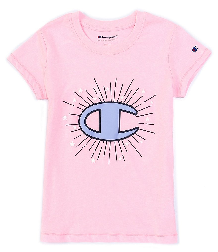 Champion Big Girls 7-16 Short-Sleeve Sun Burst Tee