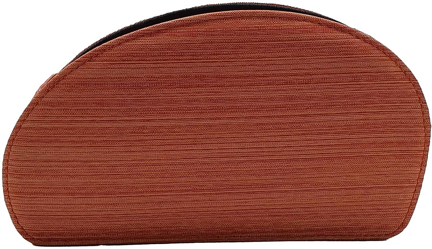 Fabric Remote Control Holder Storage Caddy and Desk Organiser 5 Compartments for TV, DVD, Blu-Ray Remotes - CEG10 Fine Fabric Pepper Red by Connected Essentials (Sunset Orange)