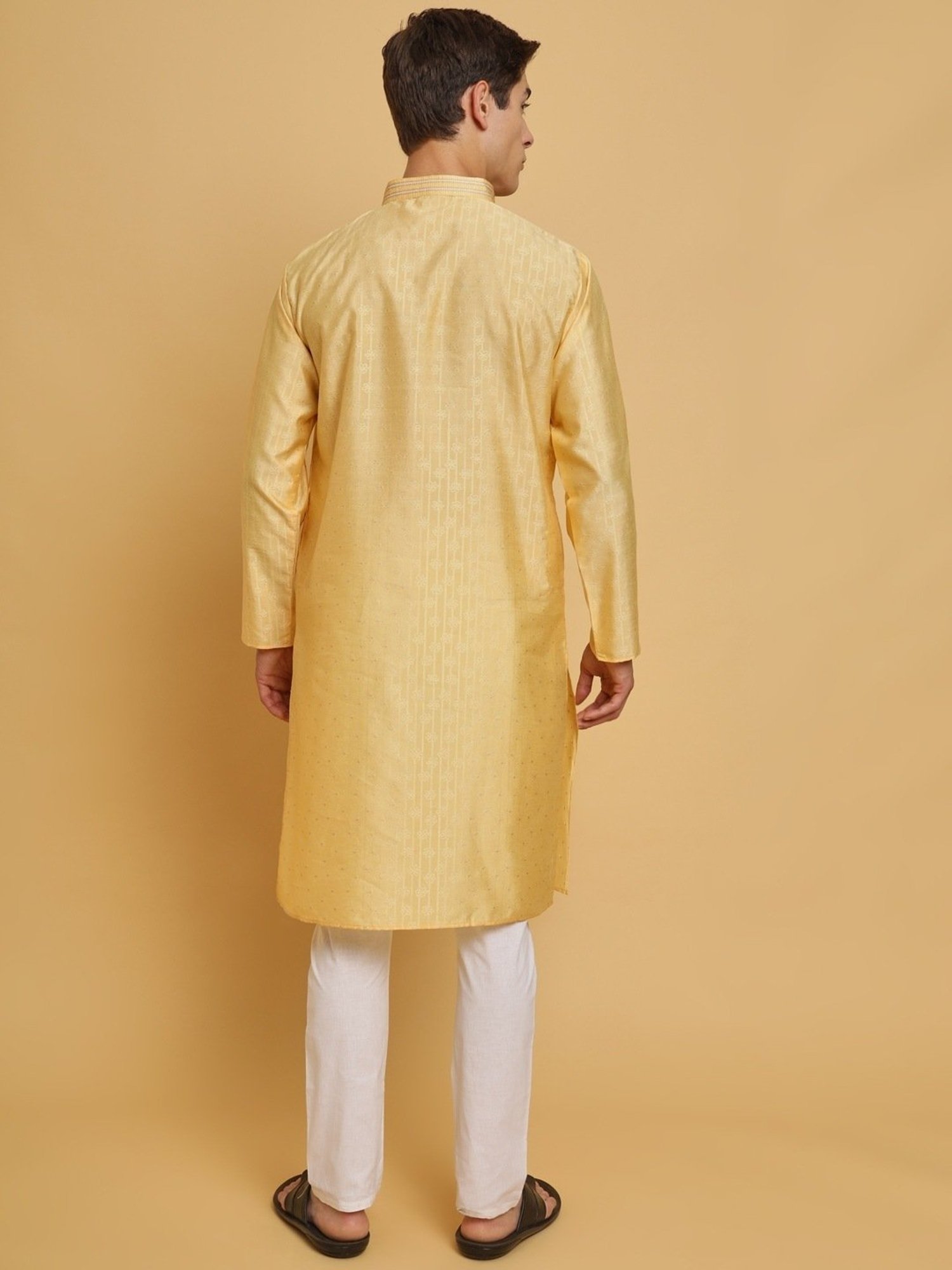 SWAGG INDIA Yellow Regular Fit Kurta