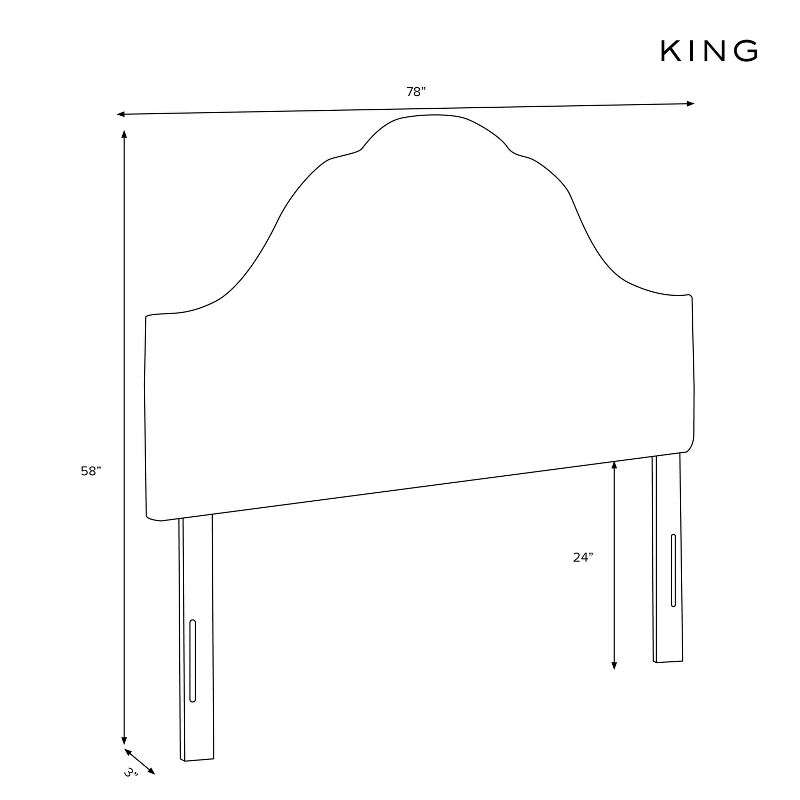 Monterey Headboard White (Full/Queen) - Prepac