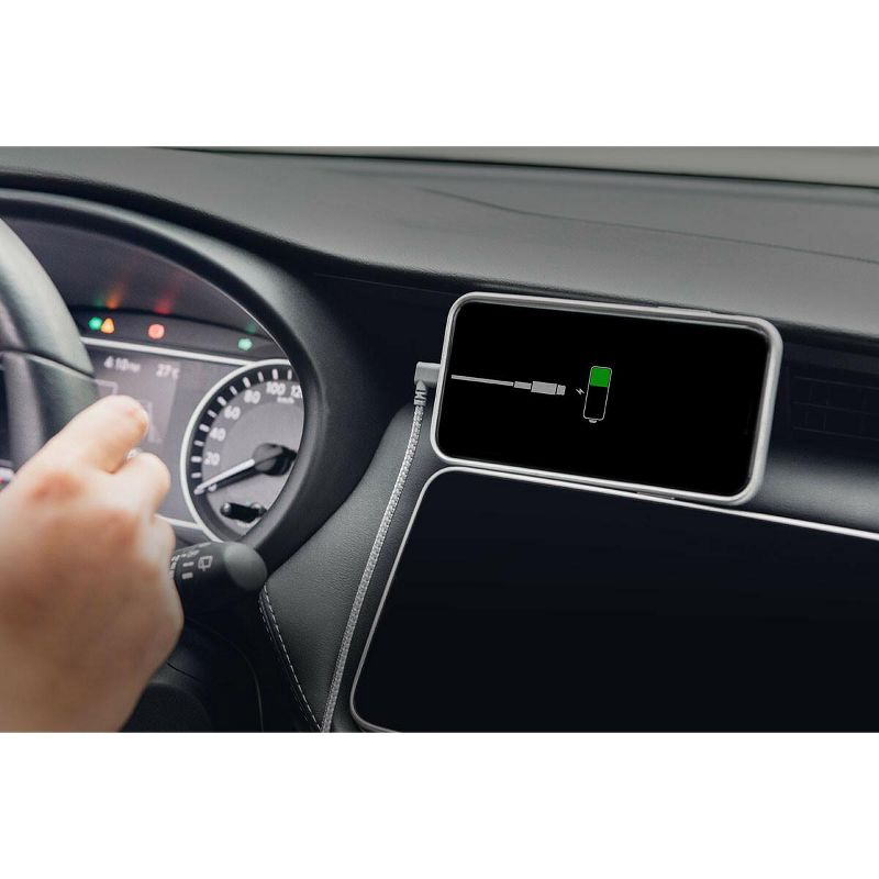 Moshi Integra Lightning/USB-C Data Transfer Cable - 5 ft Lightning/USB-C Data Transfer Cable for Phone, iPhone, iPad, iPod