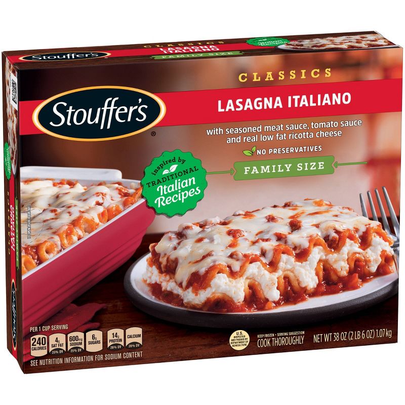 Stouffer's Frozen Lasagna Italiano Family Size - 38oz