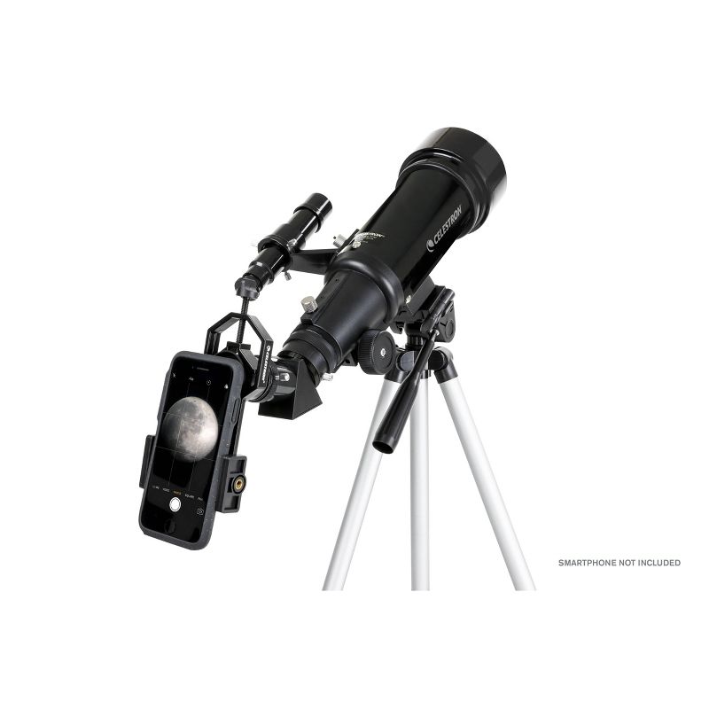 Celestron 70mm Portable Travel Telescope with Basic Smartphone Adapter