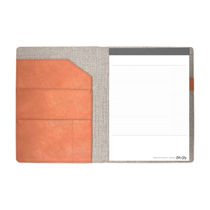 Padfolio with Notepad Letter Size Tan - Blue Sky