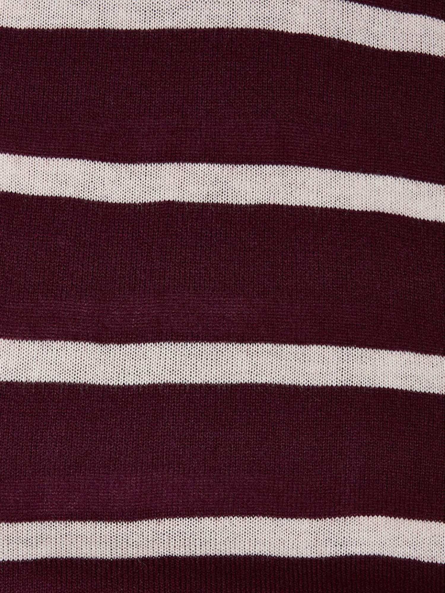 Honey by Pantaloons Maroon Striped Sweater