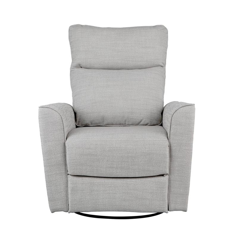 Karla Dubois Soho Swivel Accent Chair- Gray