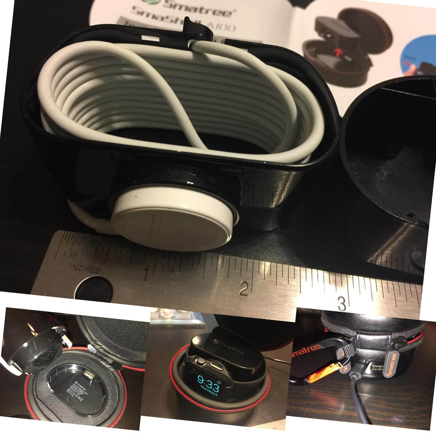 Smatree Charging Case for Apple Watch Series 1, Series 2, Series 3, Series 4 ...