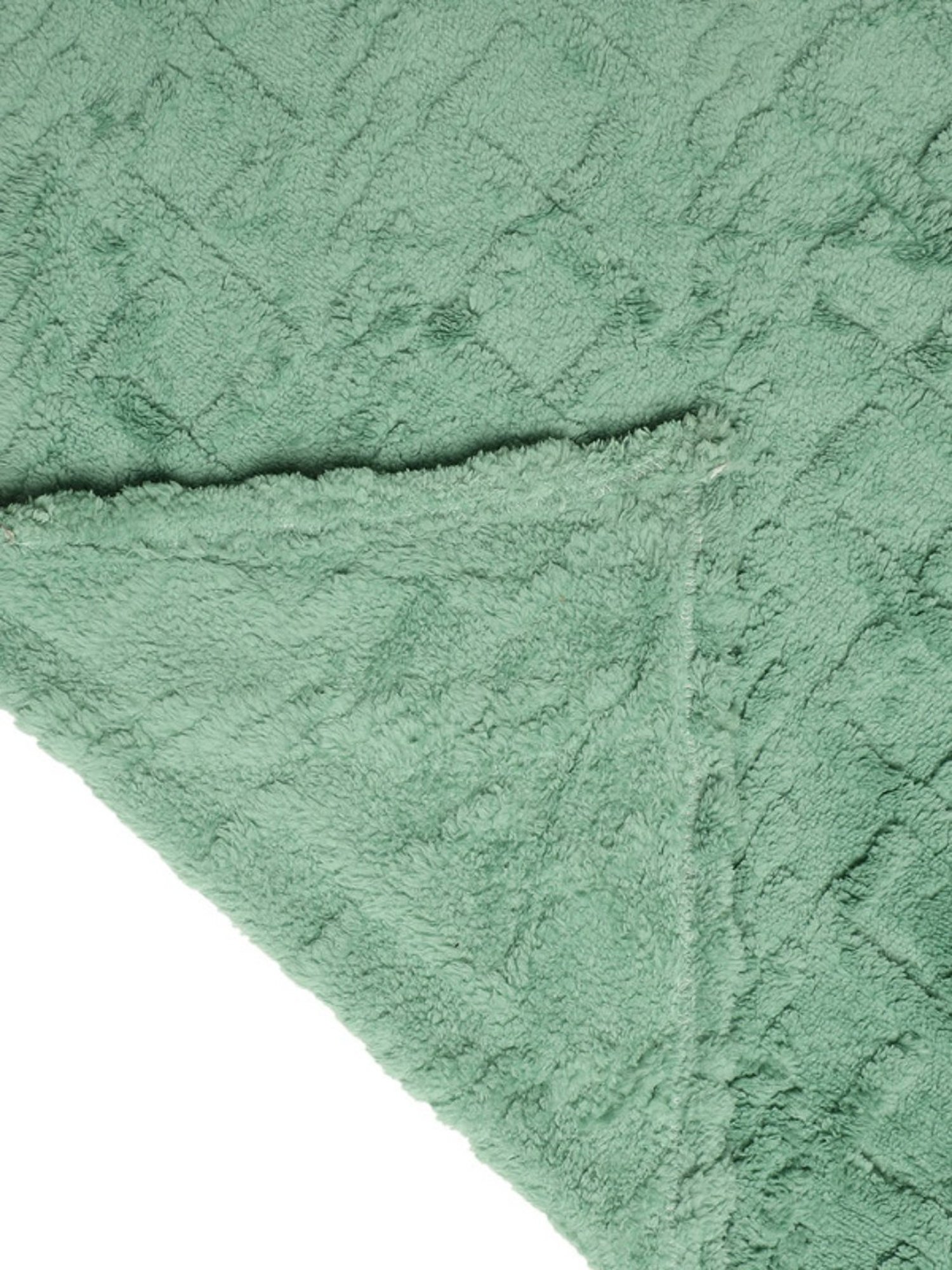 Dhrohar Olive Green Polyester 300 GSM Double Bed Blanket