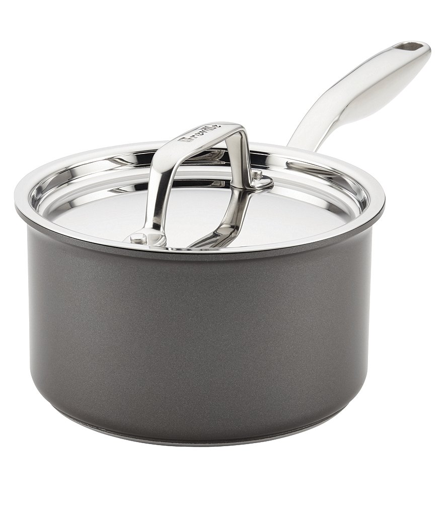 Breville Thermal Pro Hard Anodized Aluminum Covered Saucepan