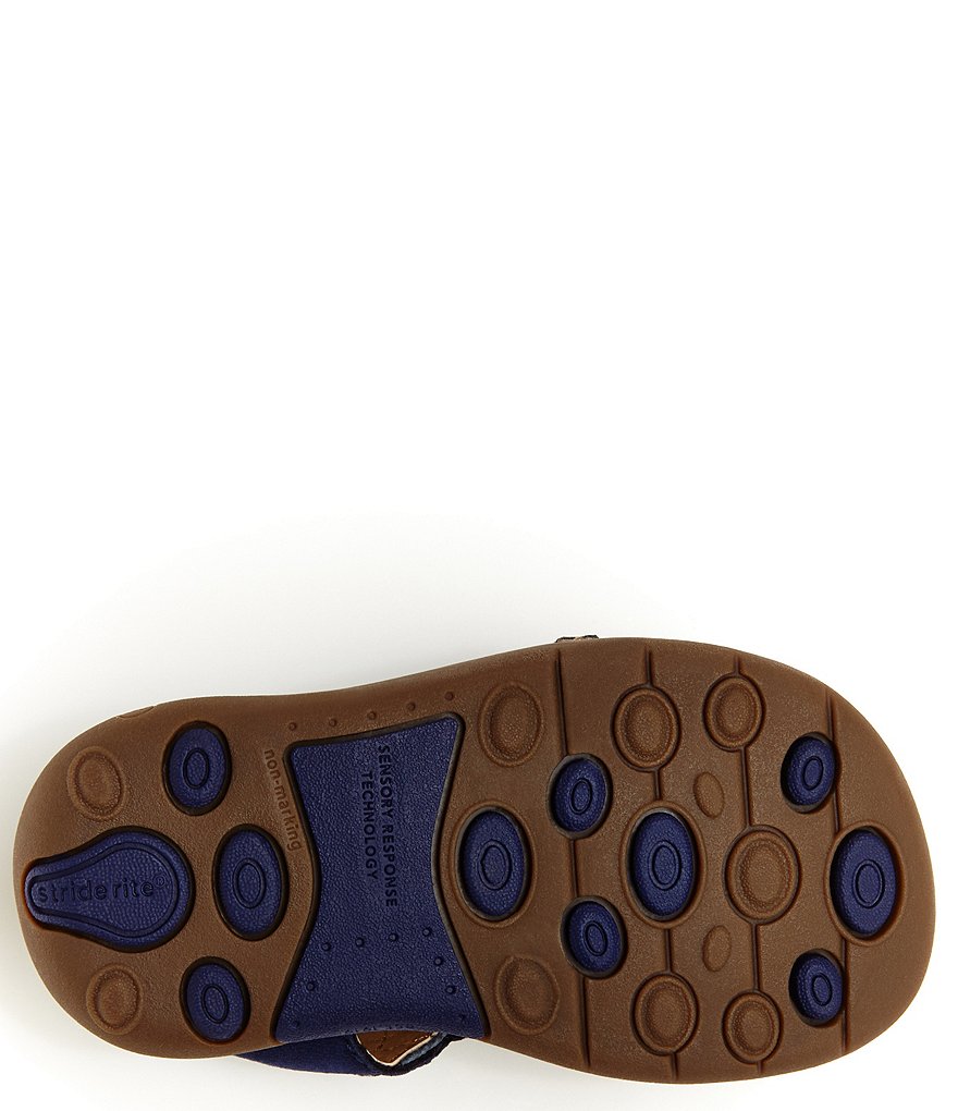 Stride Rite Boy's Oaklynn SRTech Leather Sandals (Infant)